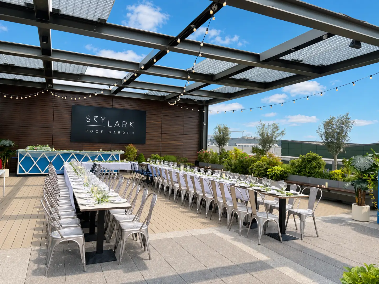 skylark-rooftop-events-2 Best Rated and Reviewed Rooftop Corporate Events Space in Central West London Skylark Paddington